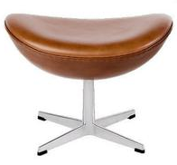 Hocker Ledersessel Egg Chair