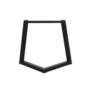 Tischbein V-Profil aus Metall 50x68