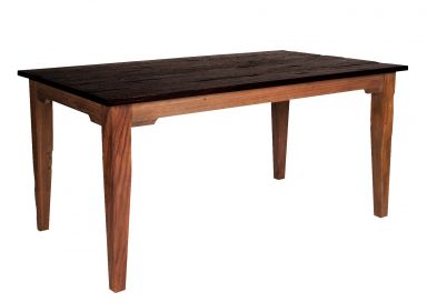 Massivholztisch aus recyceltem Teakholz 180x90